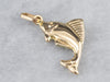 14K Gold Fish Charm