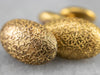 Antique Textured Gold Cufflinks