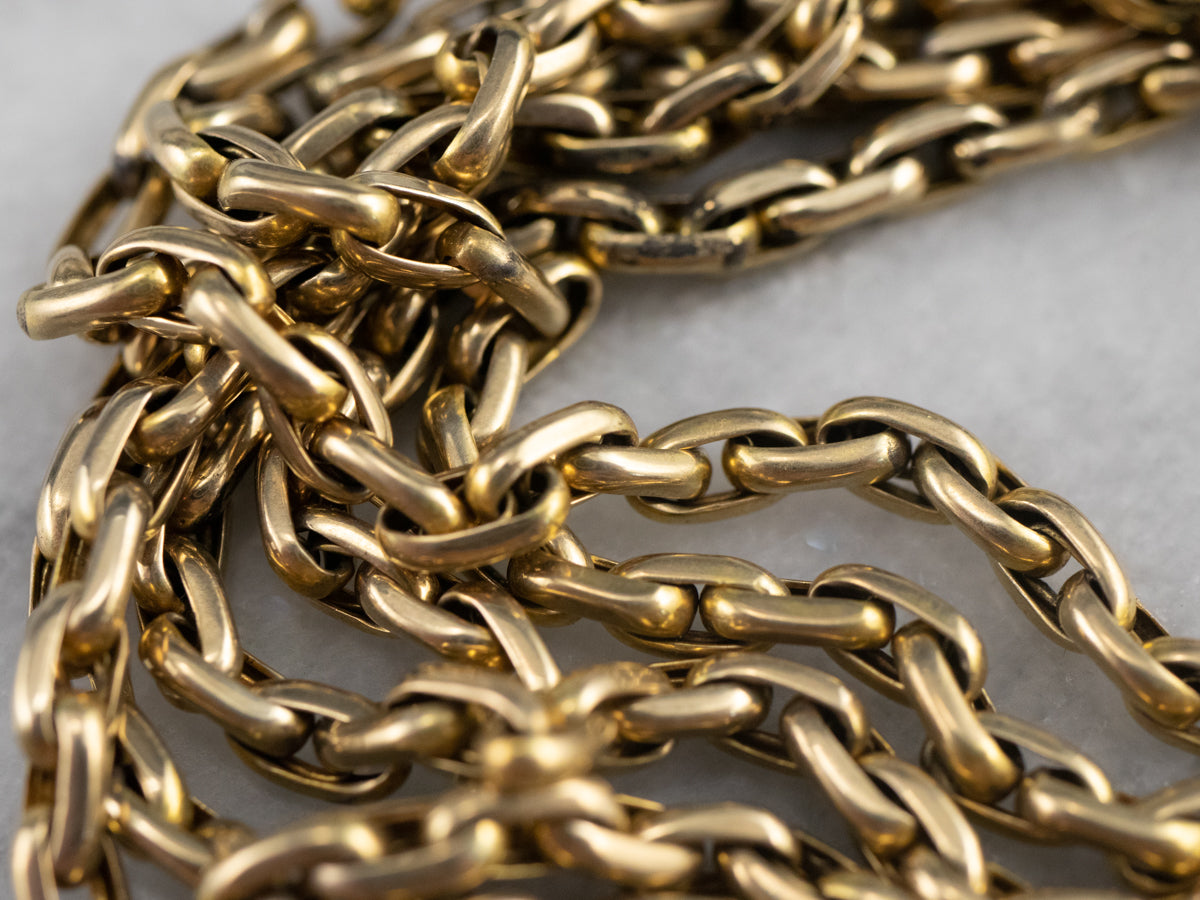 Antique Multi Strand Chain Bracelet