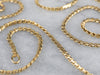 Yellow 18K Gold Serpentine Chain