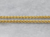 Woven Gold Wheat Chain