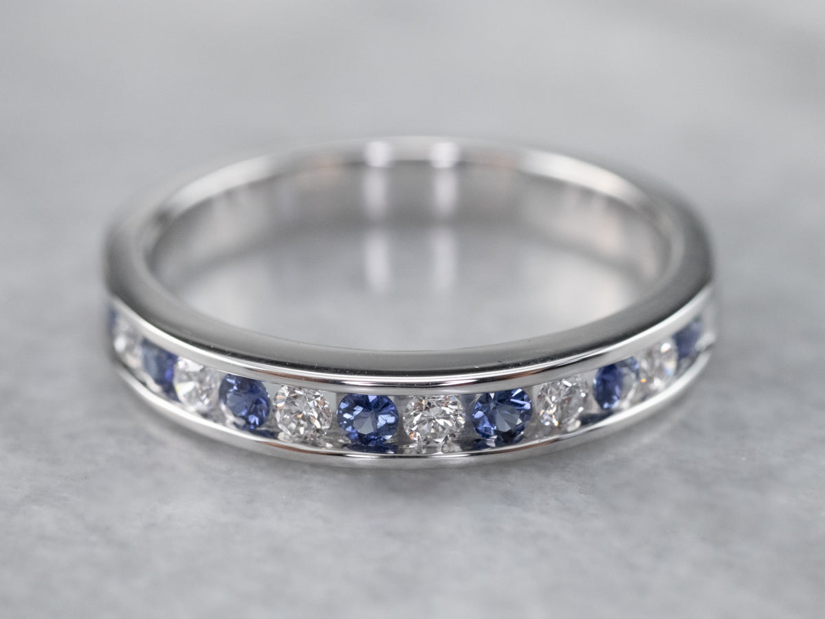 Sapphire and Diamond Band