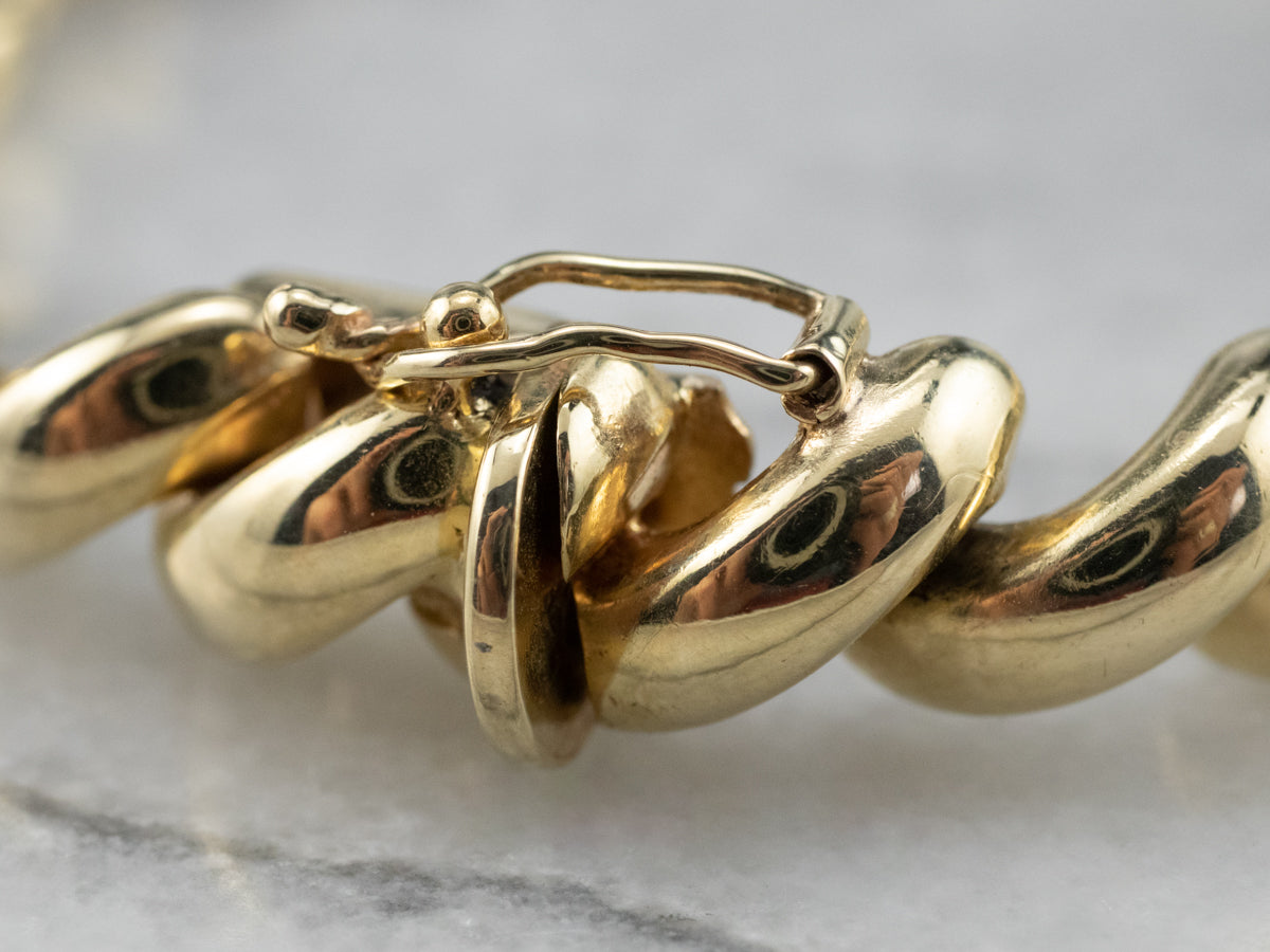 Yellow 14K Gold San Marco Chain Bracelet