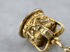 Ornate Gold Crown Charm Pendant