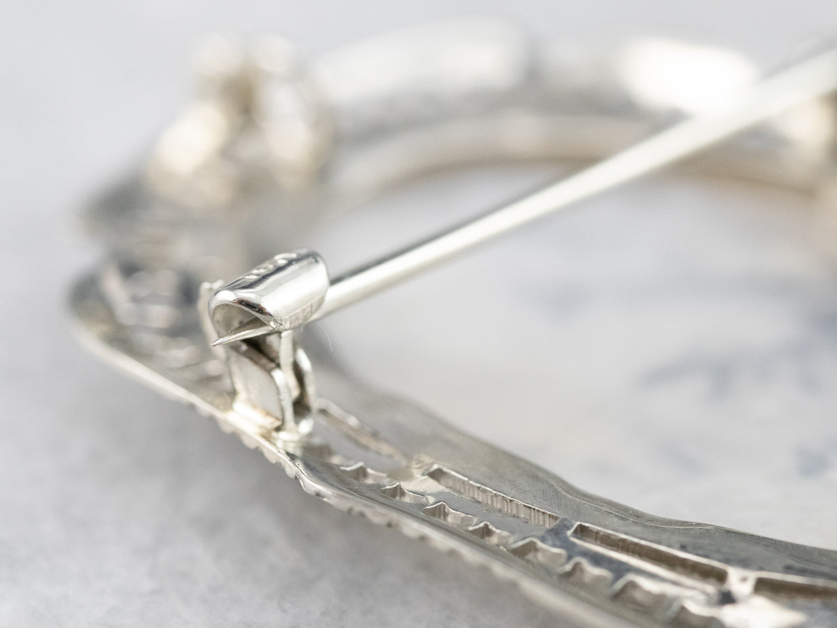 Shazar Stone Agate Brooch or Pendant