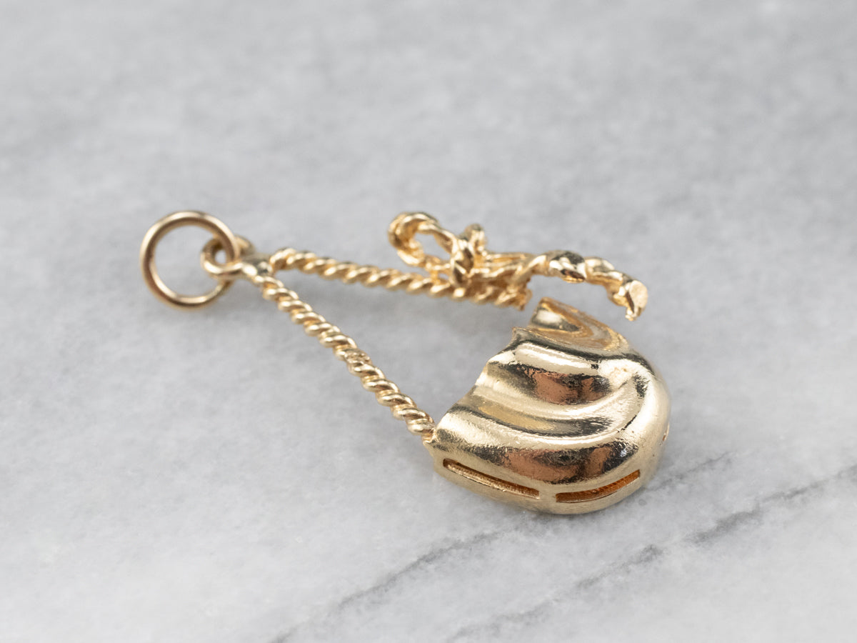 Vintage Pocketbook of Gold Pendant