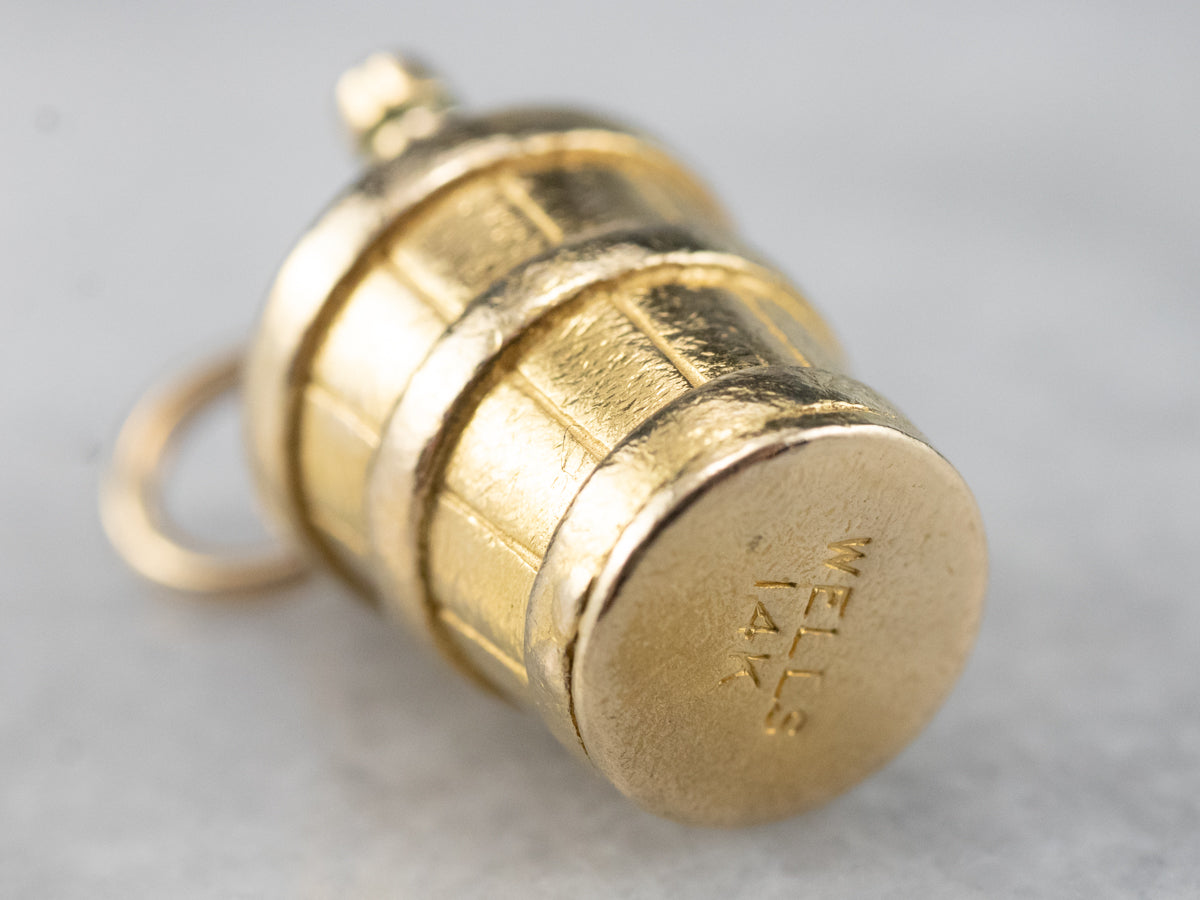 Congratulations! Champagne Bottle and Bucket Charm