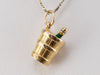 Congratulations! Champagne Bottle and Bucket Charm
