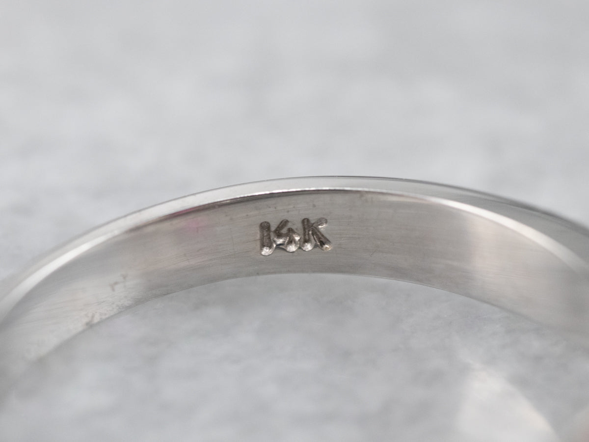 Modern Ruby and Diamond Ring