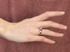 Modern Ruby and Diamond Ring