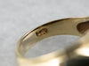 Domed Gold Band Ring