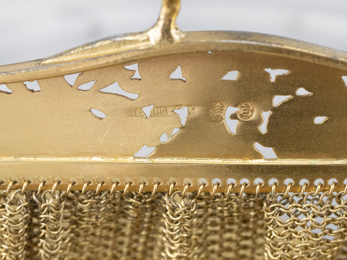 Vintage Vermeil Mesh Purse