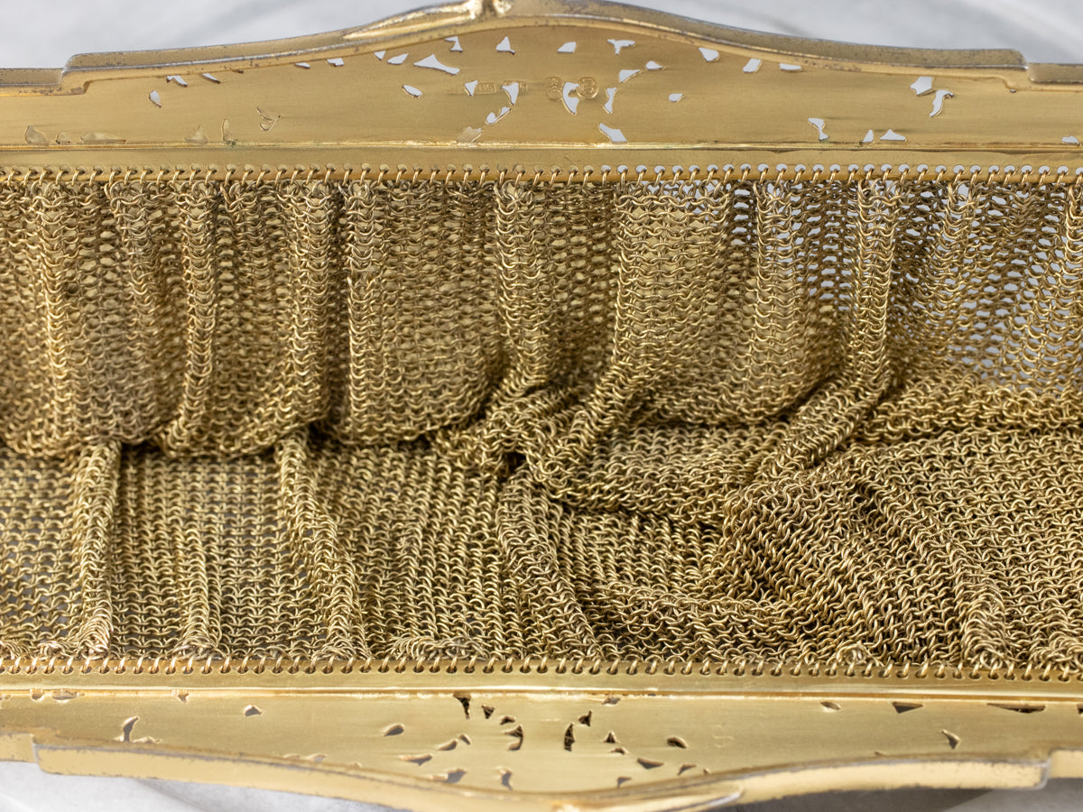 Vintage Vermeil Mesh Purse