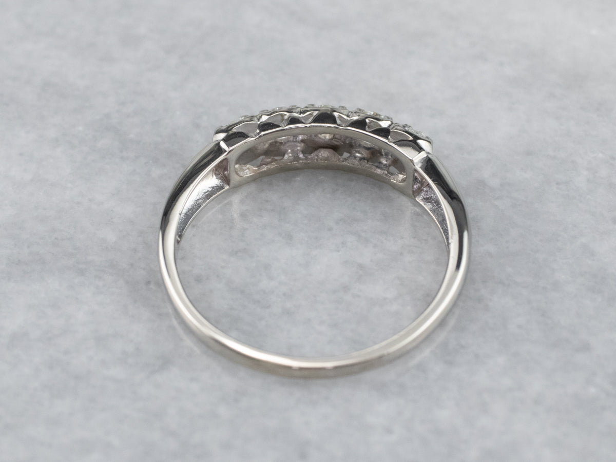 White Gold Diamond Band