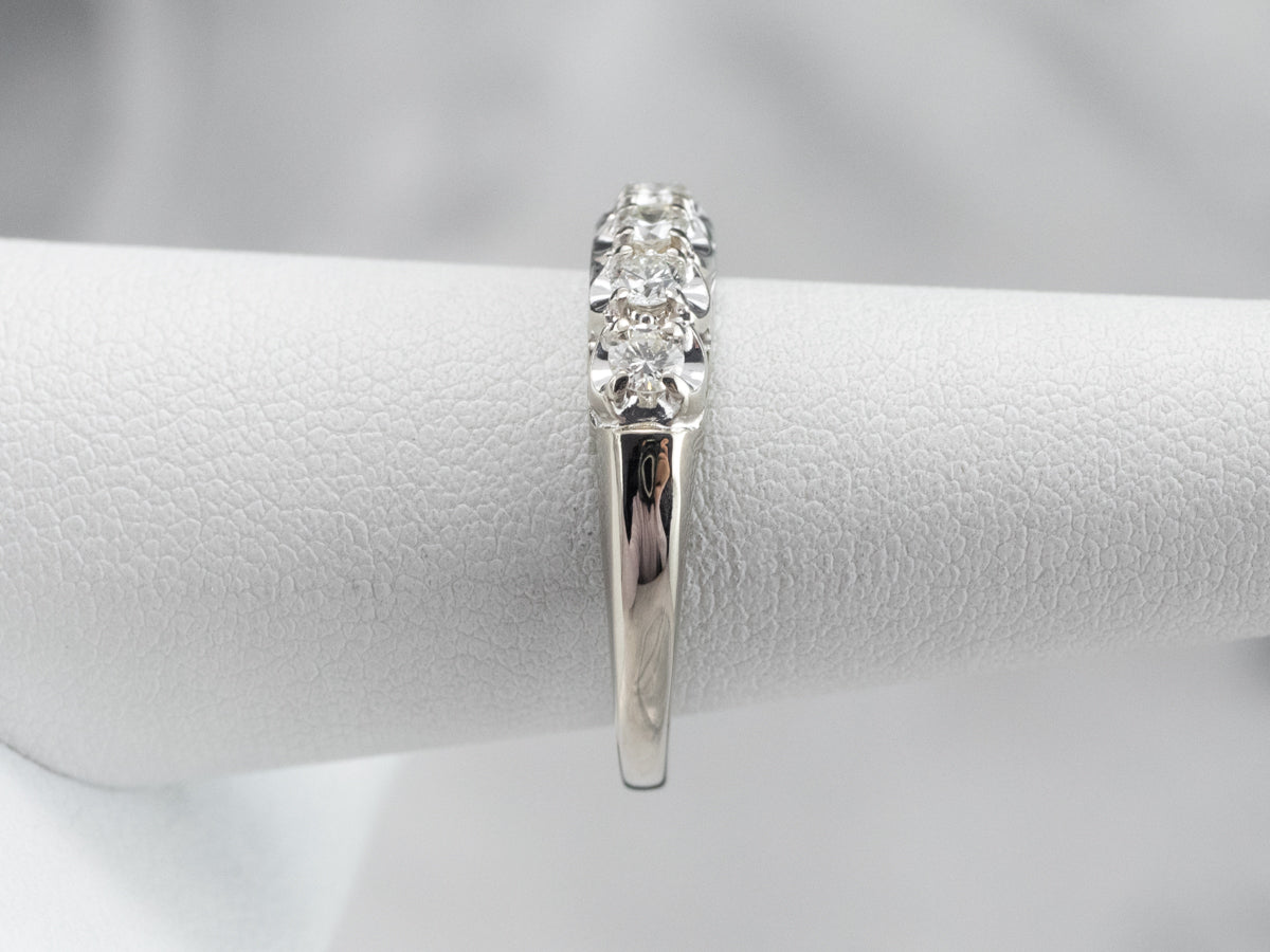 White Gold Diamond Band