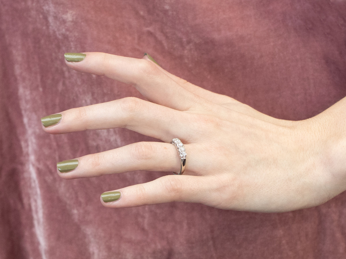 White Gold Diamond Band