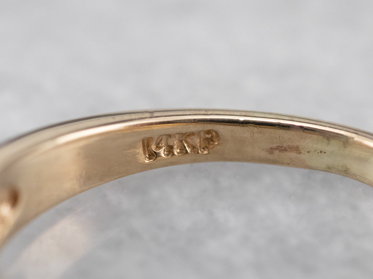 Tsavorite Garnet and Diamond Ring