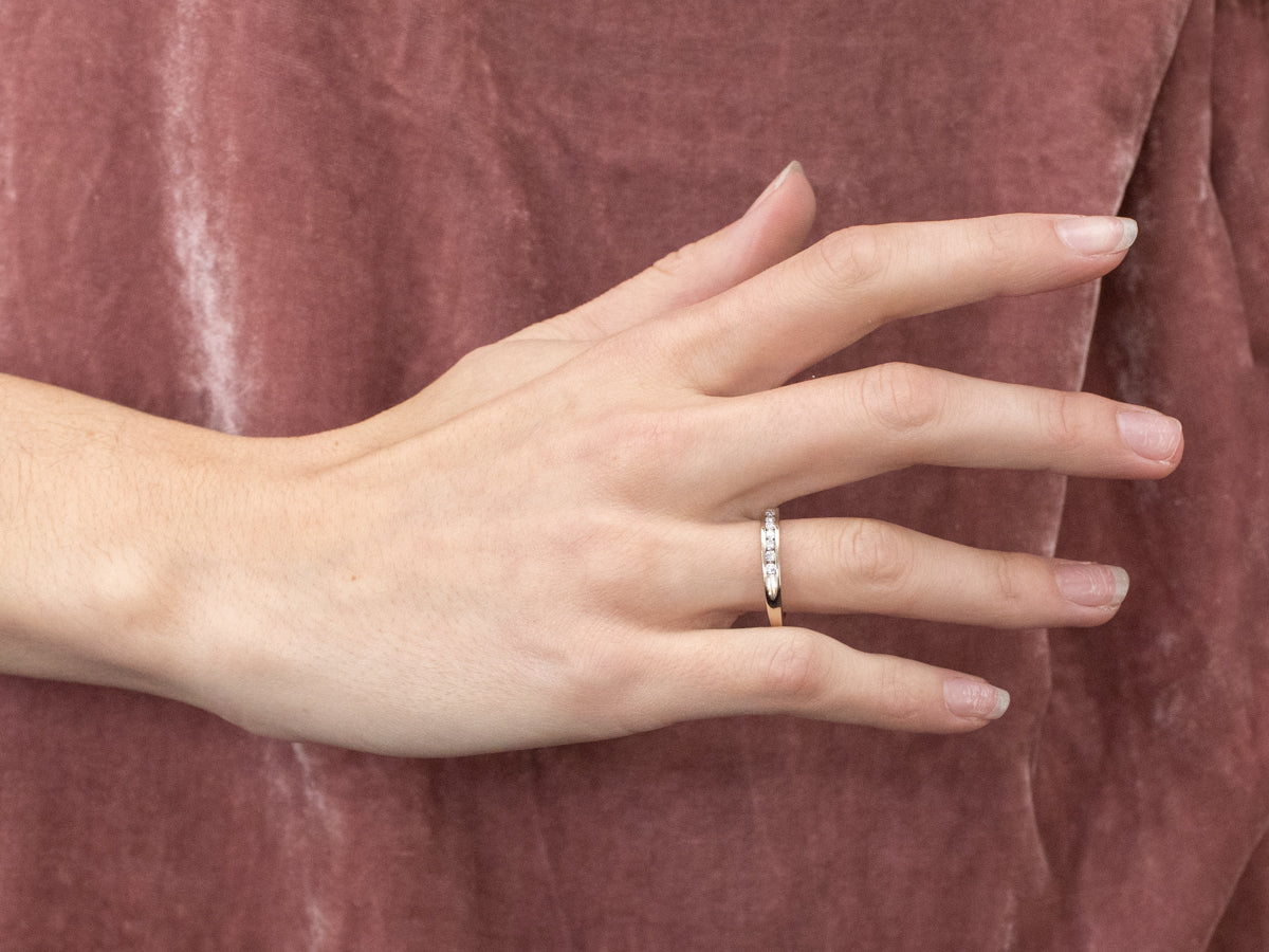 Channel Set Diamond Band