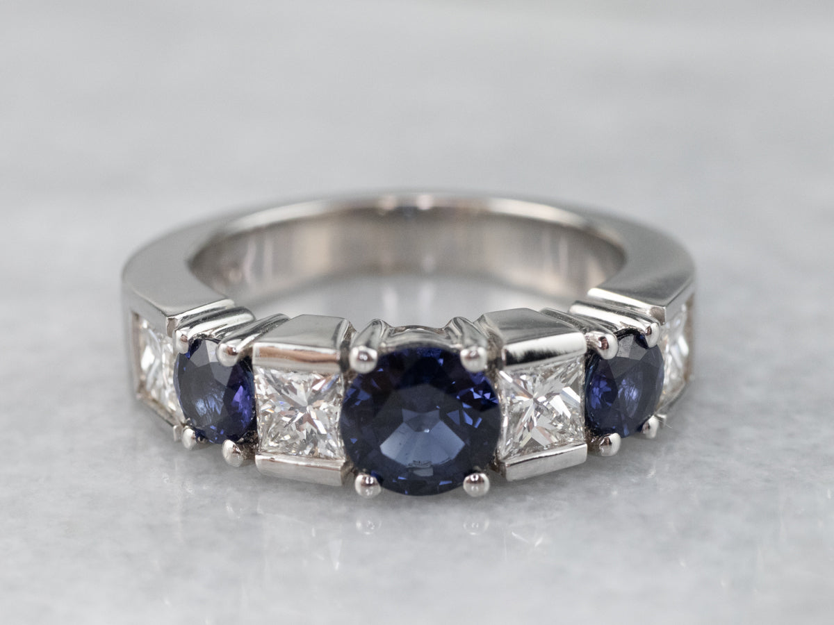 Sapphire and Diamond Cocktail Band