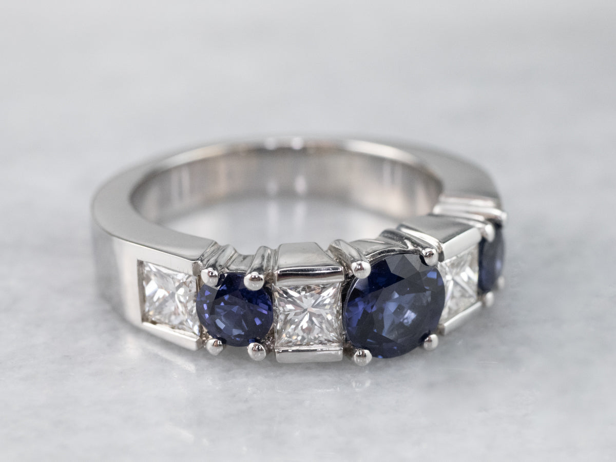 Sapphire and Diamond Cocktail Band