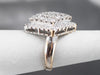 White Gold Diamond Cluster Ring