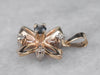 Sapphire Diamond Gold Star Pendant