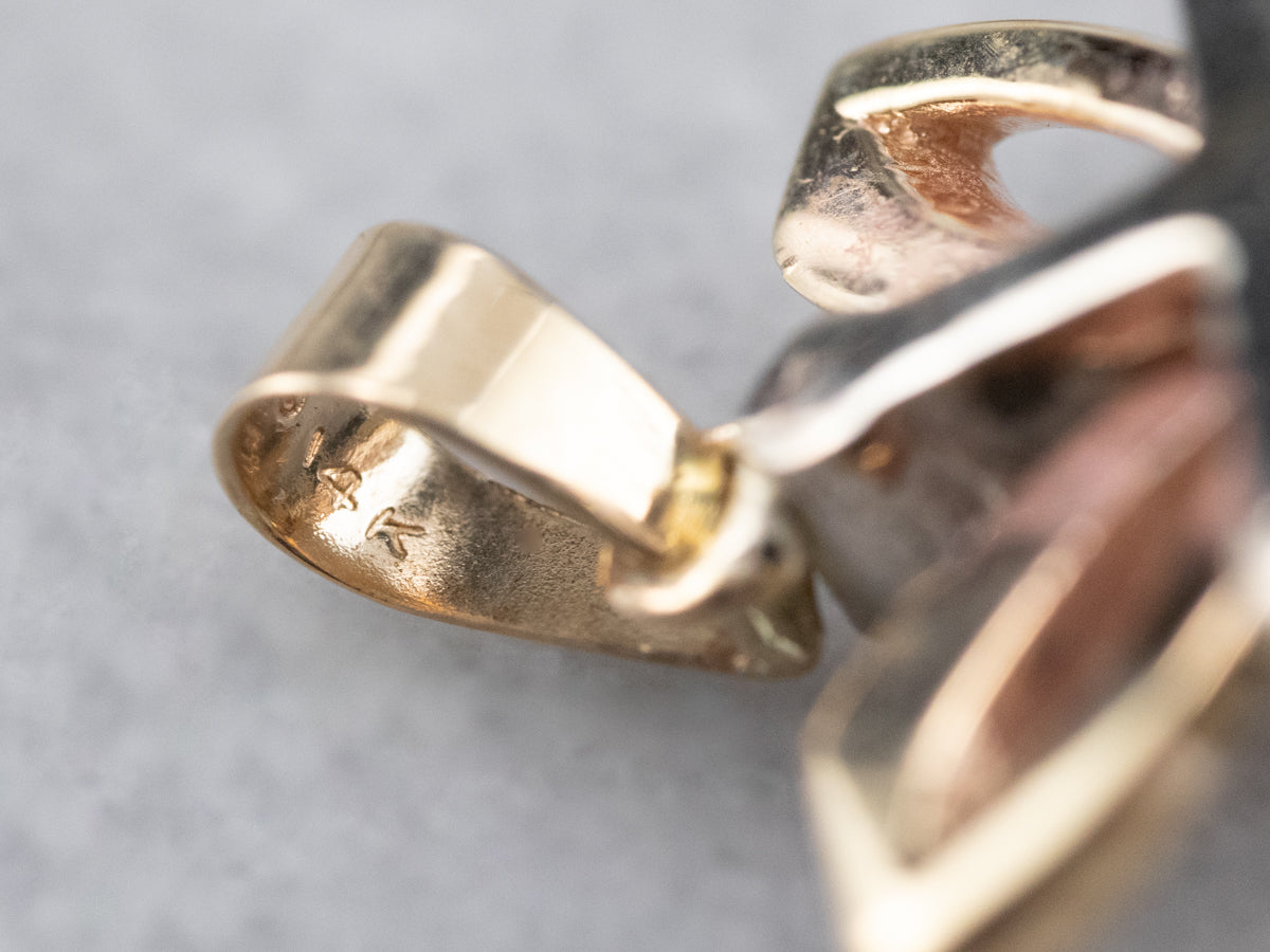 Sapphire Diamond Gold Star Pendant