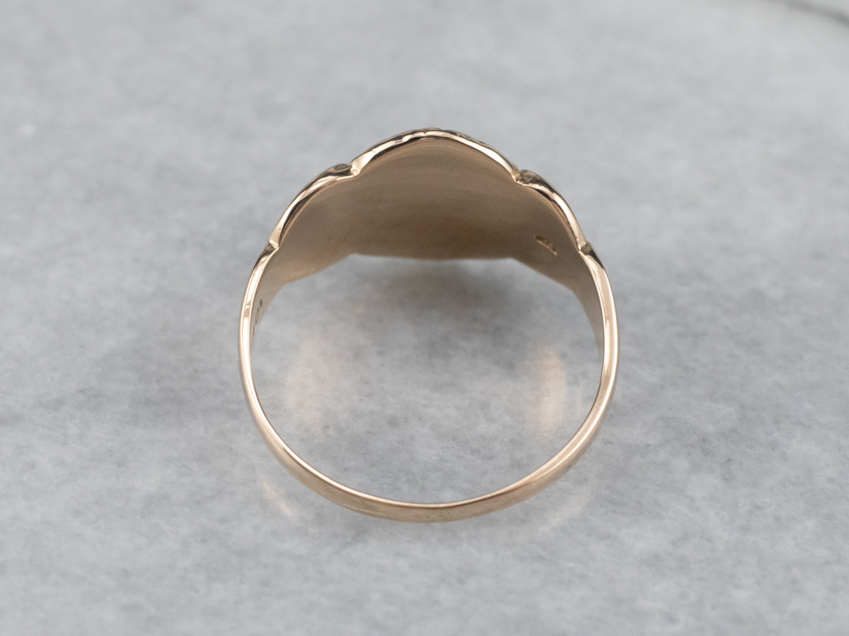 Antique "JRR" Ornate Gold Signet Ring