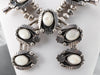 Mother of Pearl 1972 Native American Squash Blossom Necklace