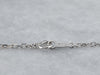 18K White Gold Cable Chain Necklace