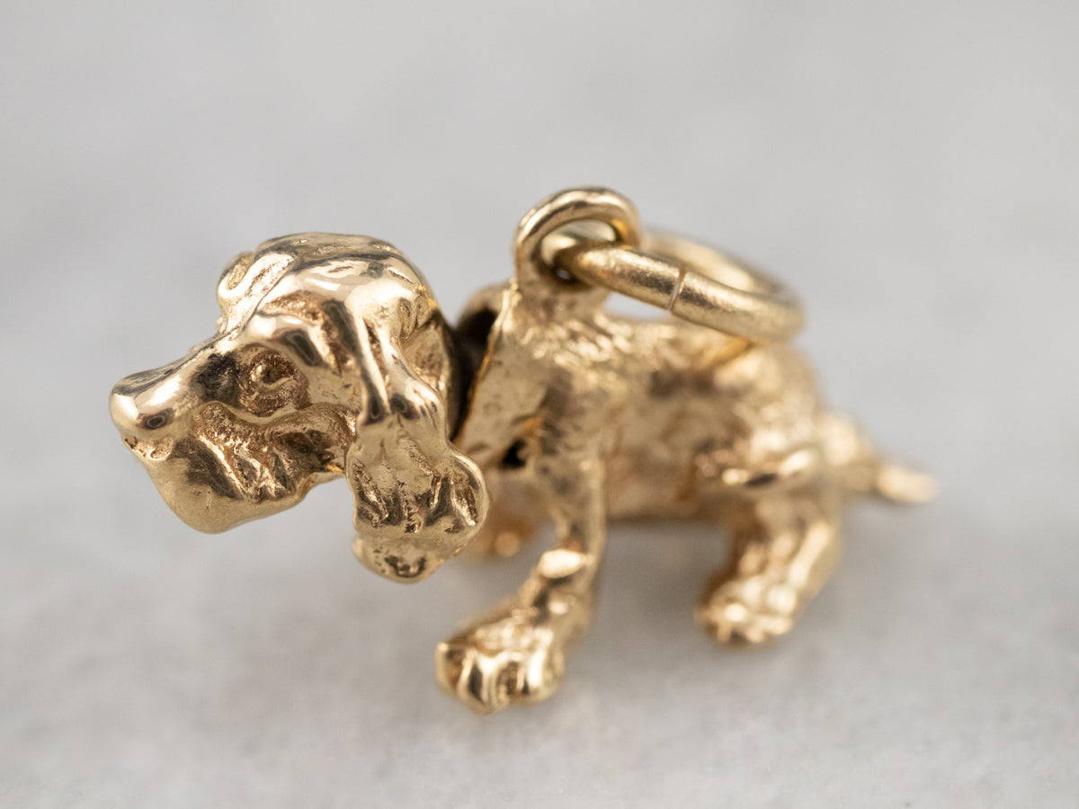 Bobble Head Cocker Spaniel Charm