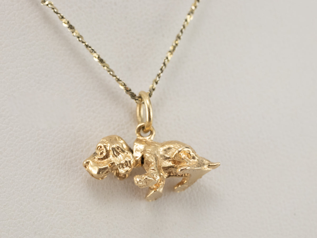 Bobble Head Cocker Spaniel Charm