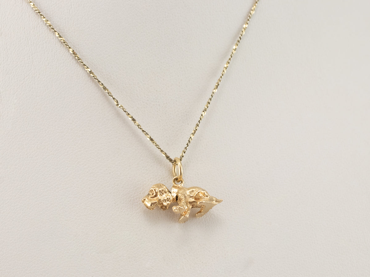 Bobble Head Cocker Spaniel Charm