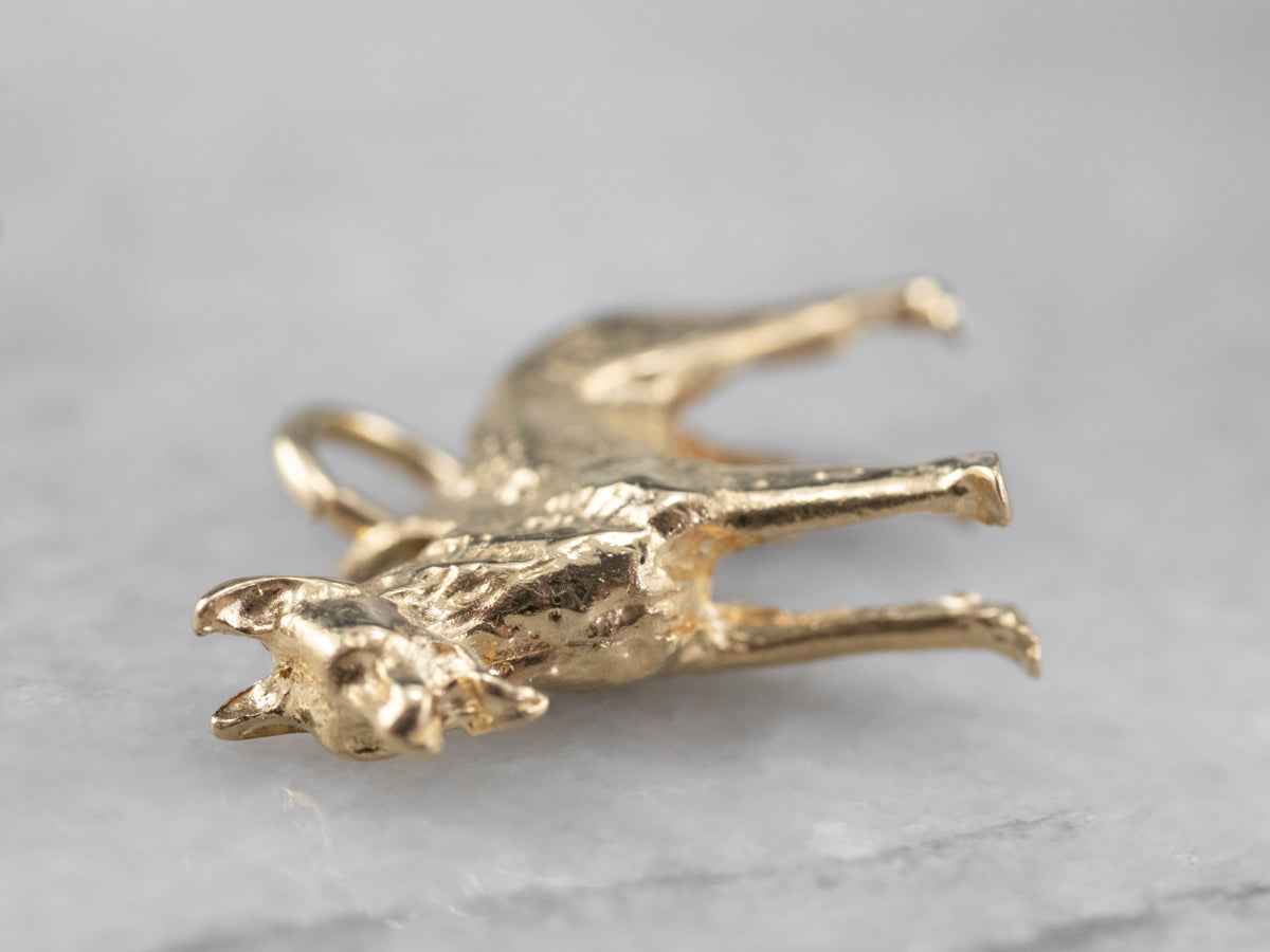 German Shepherd Gold Charm