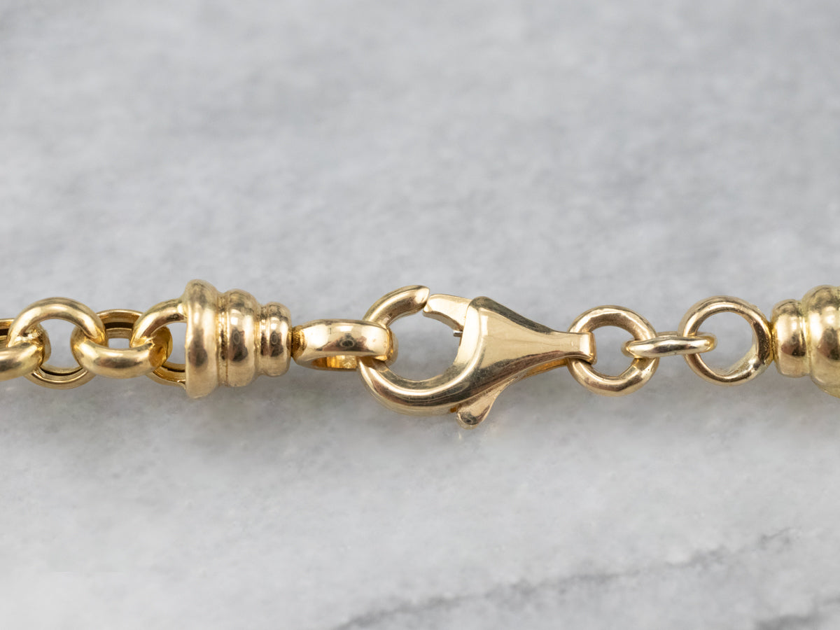 18K Yellow Gold Rolo Chain