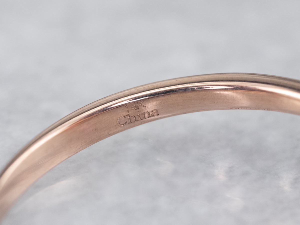 Ruby Diamond Rose Gold Ring