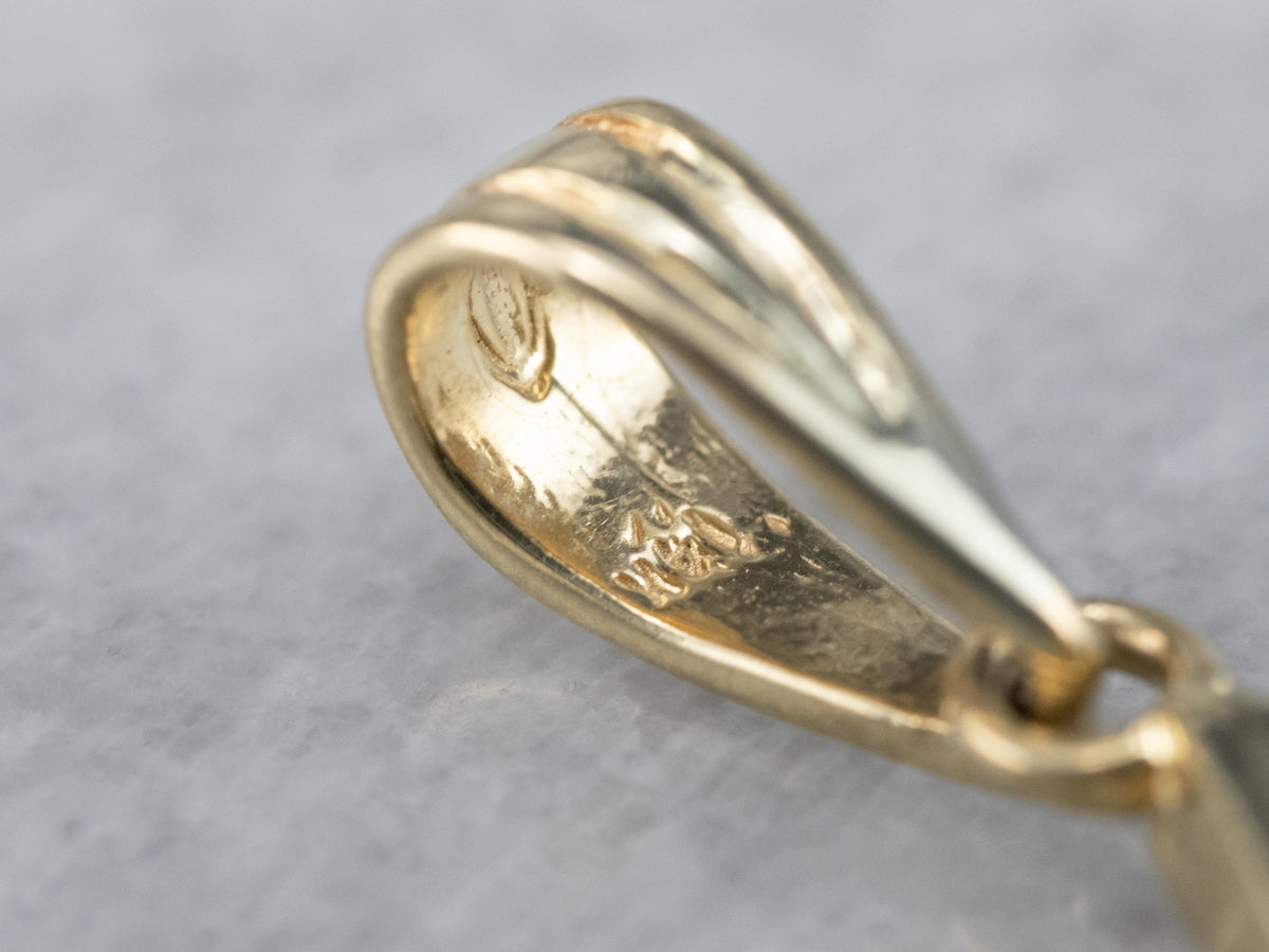 Yellow Gold Star of David Pendant