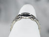 White Gold Claddagh Celtic Knot Ring