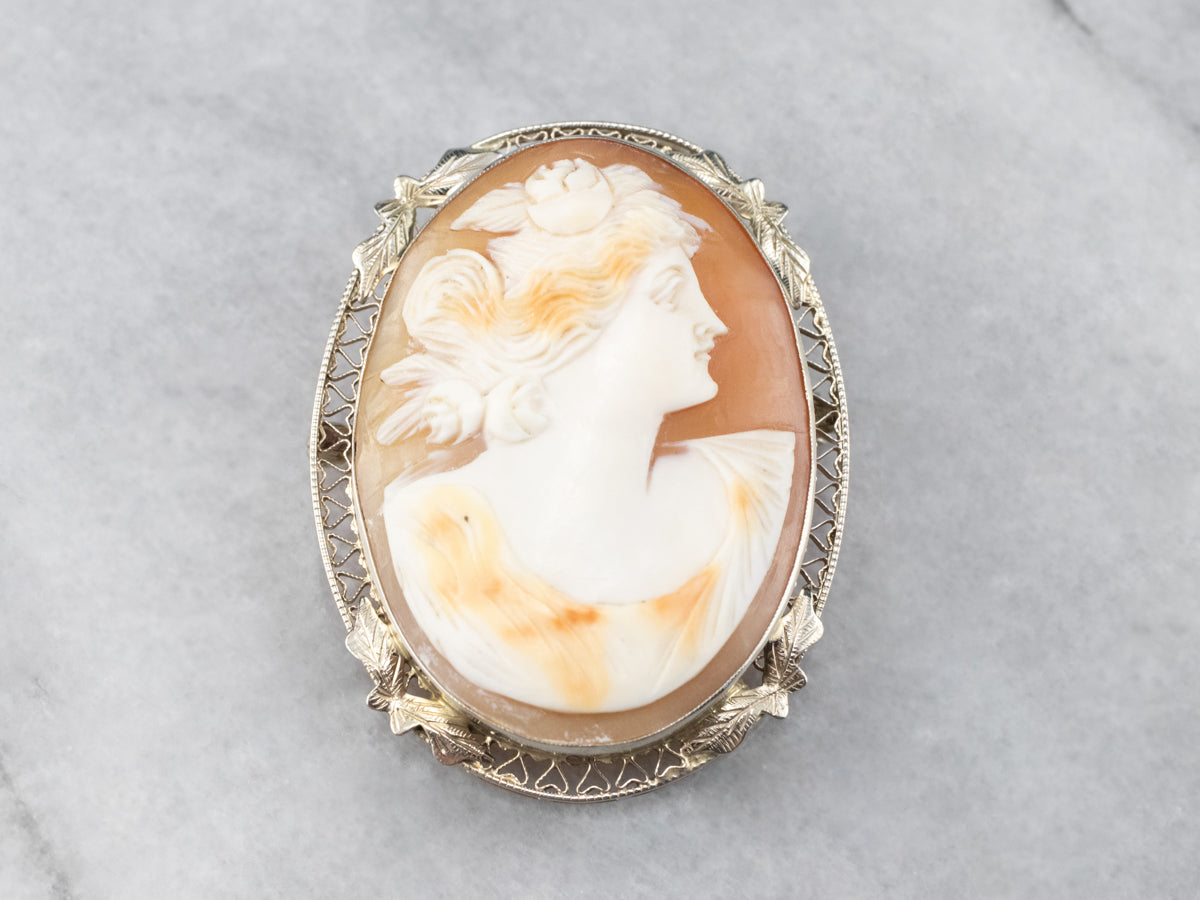 Market Square Jewelers Vintage Cameo Brooch or Pendant