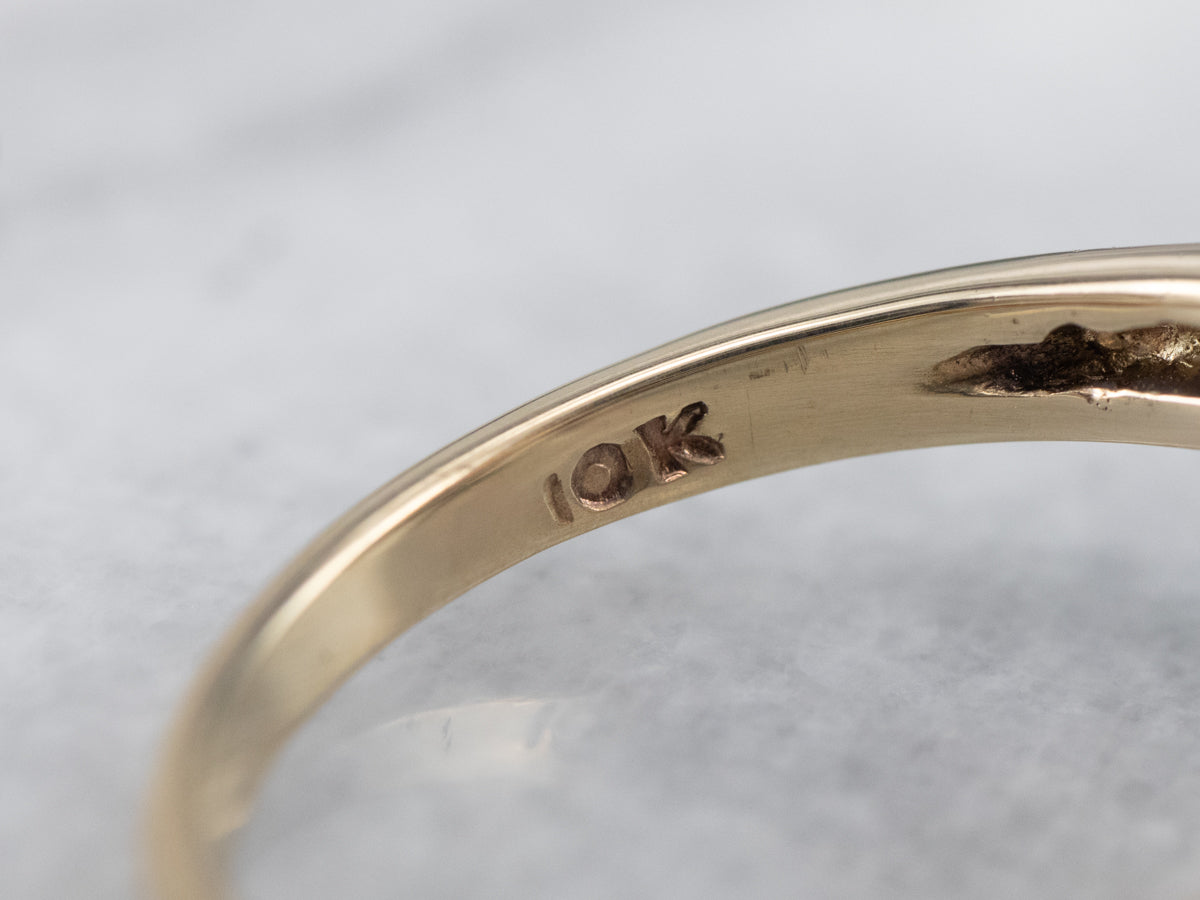 Gold Garnet Statement Ring