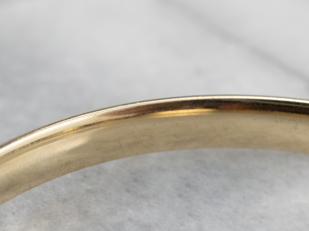 Vintage Yellow Gold Bangle Bracelet