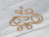Rose Gold Fancy Curb Chain