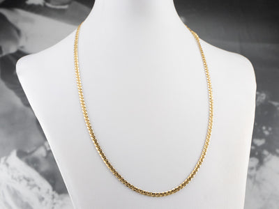 14K Gold Anchor Chain Necklace