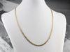 14K Gold Flat Curb Chain Necklace