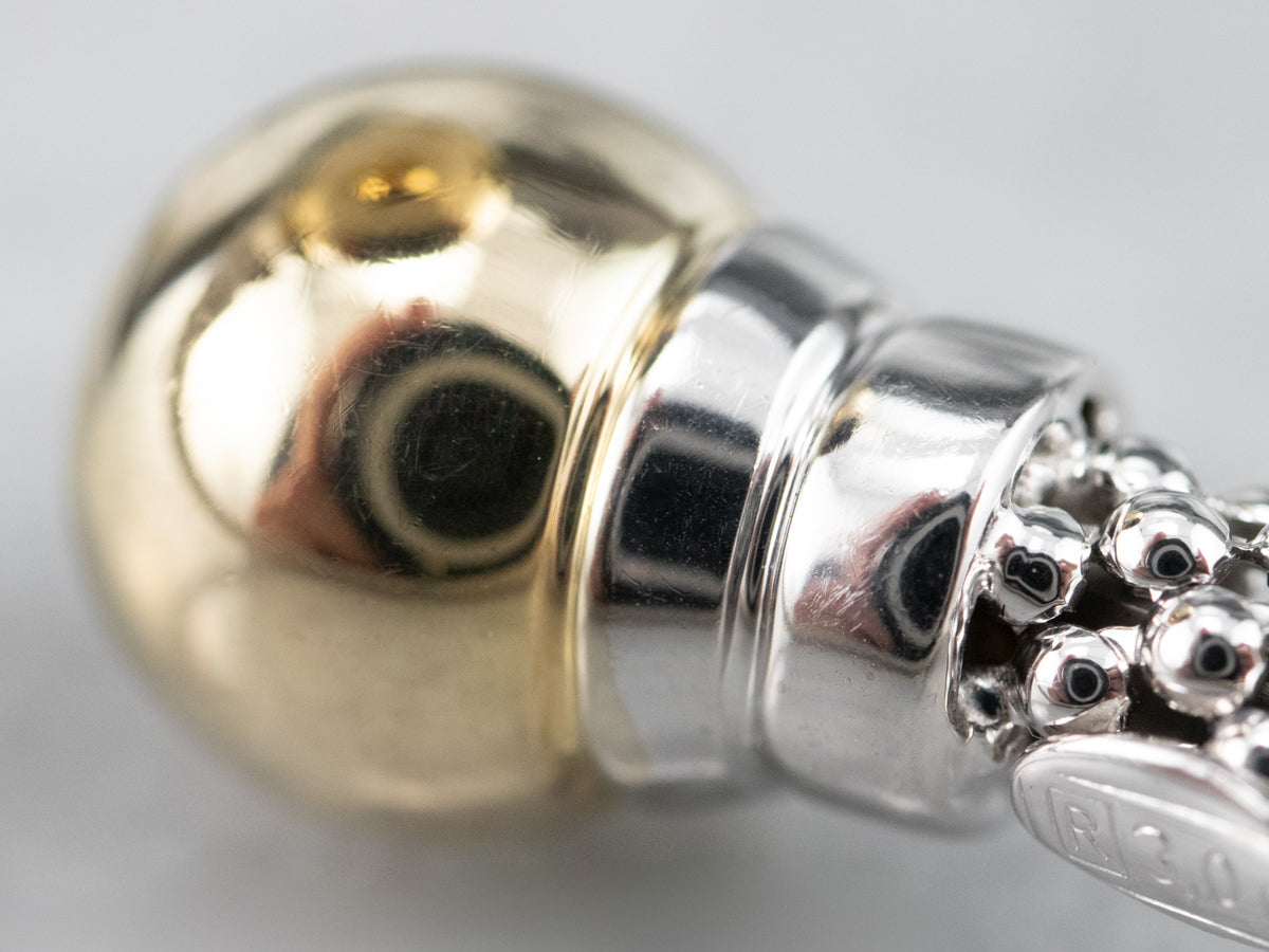 Two Tone Gold Cuff Bracelet