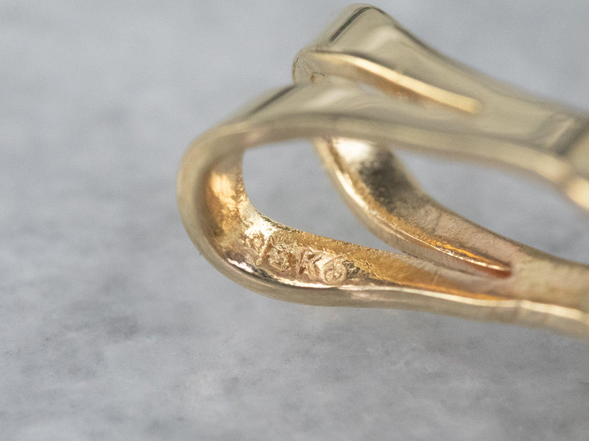 Gold Sapphire and Diamond Halo Pendant