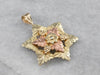 Black Hills Gold Botanical Star Pendant