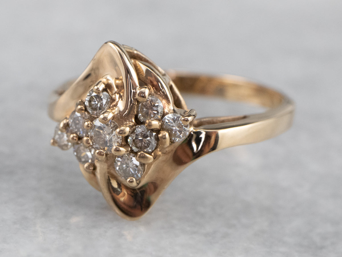 Vintage Diamond Dinner Ring