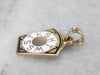 Masonic Keystone Royal Arch Enamel Gold Pendant
