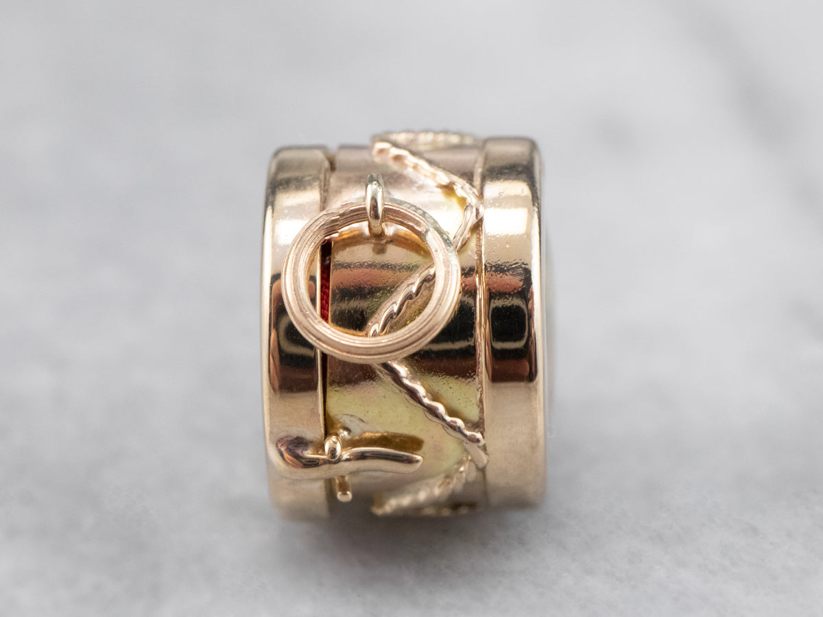 Vintage American Snare Drum Charm